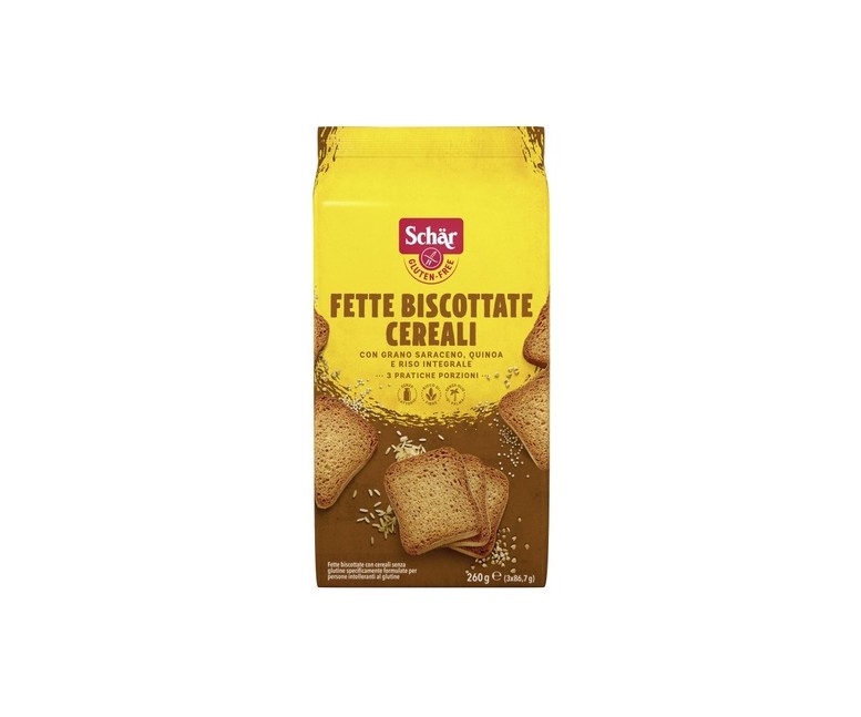 Biscotes con Cereales sin Gluten 250 g Schär