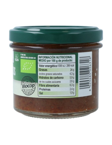 Paté de tomates secos 100 g Bio Organica Italia