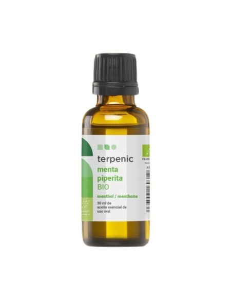 Menta piperita aceite esencial Bio 30 ml de aceite (Menta) Terpenic
