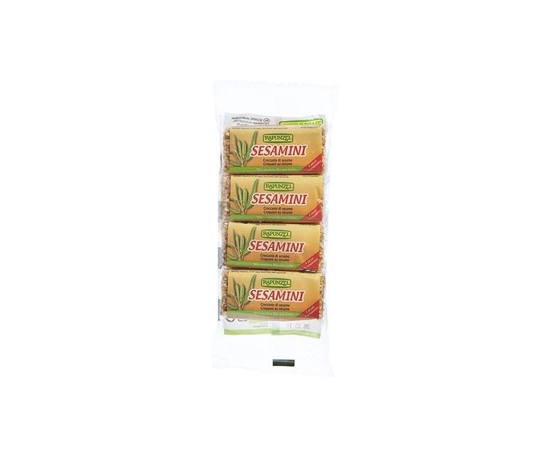 Pack Barrita de Sésamo 20 barritas de 27g Rapunzel