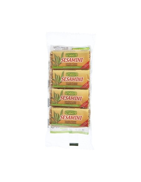 Pack Barrita de Sésamo 20 barritas de 27g Rapunzel