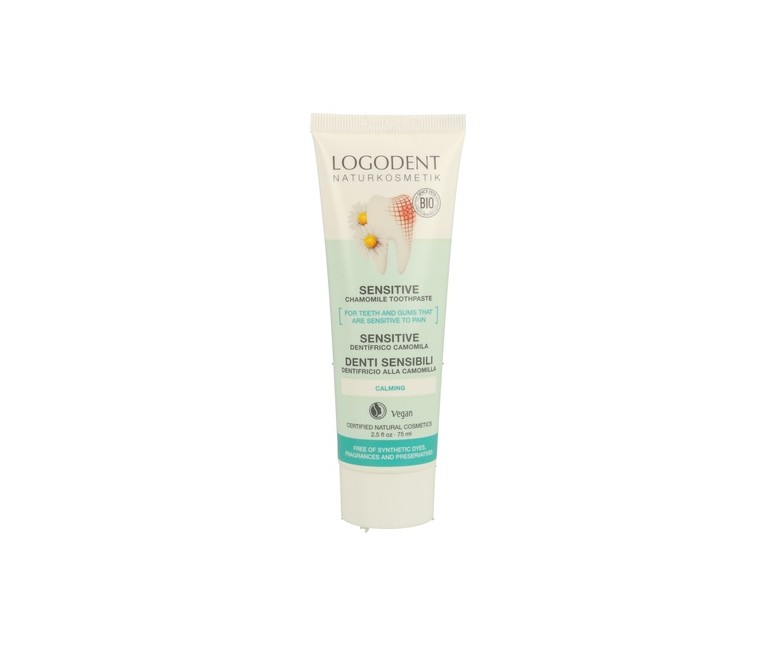 Dentífrico Dientes Sensibles (sin Fluor) Logodent 75 ml Logona