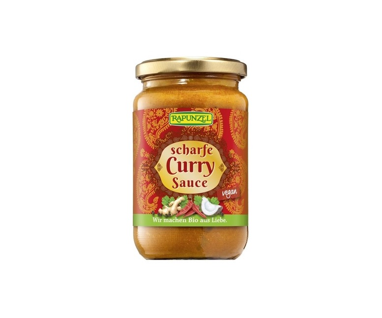 Salsa curry picante 350 ml Rapunzel