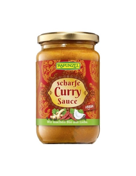 Salsa curry picante 350 ml Rapunzel