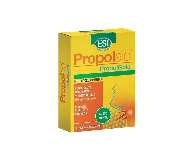 Propolaid propolgola menta 15 comprimidos masticables ESI - TREPAT DIET