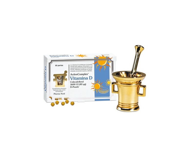 Activecomplex vit. D 40mcg. 1600ui 80 perlas Pharma Nord