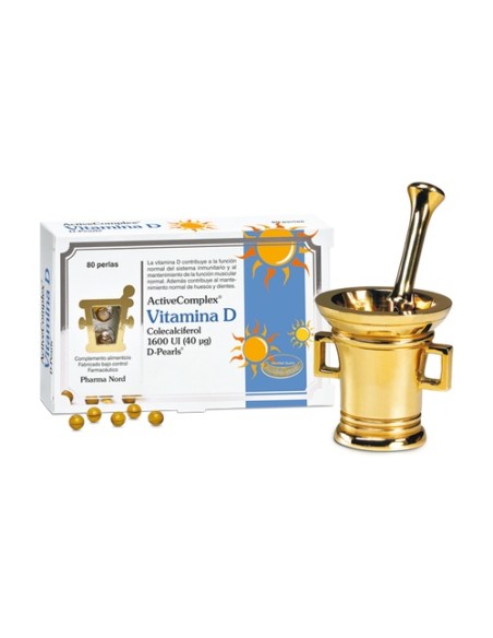 Activecomplex vit. D 40mcg. 1600ui 80 perlas Pharma Nord