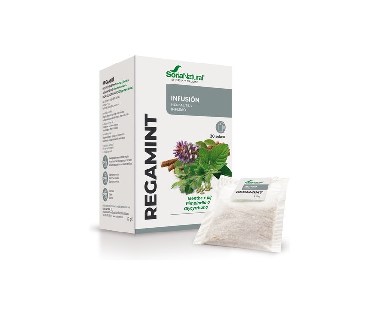 Infusiones Regamint 20 bolsitas infusoras Soria Natural