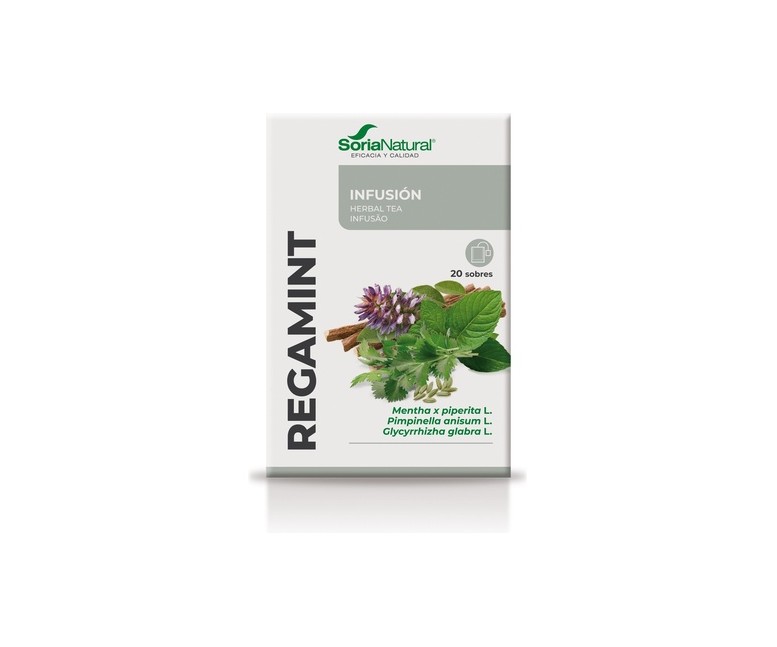 Infusiones Regamint 20 bolsitas infusoras Soria Natural