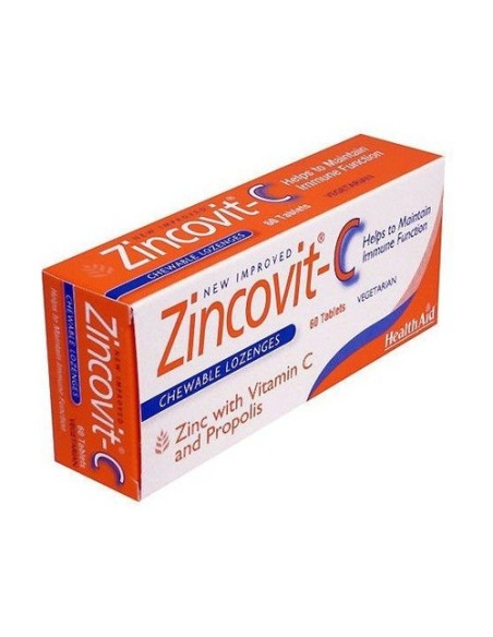 Zincovit-C 60 comprimidos Health aid