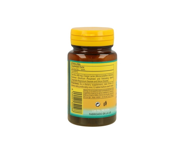 Espirulina 100 comprimidos de 400mg Nature essential