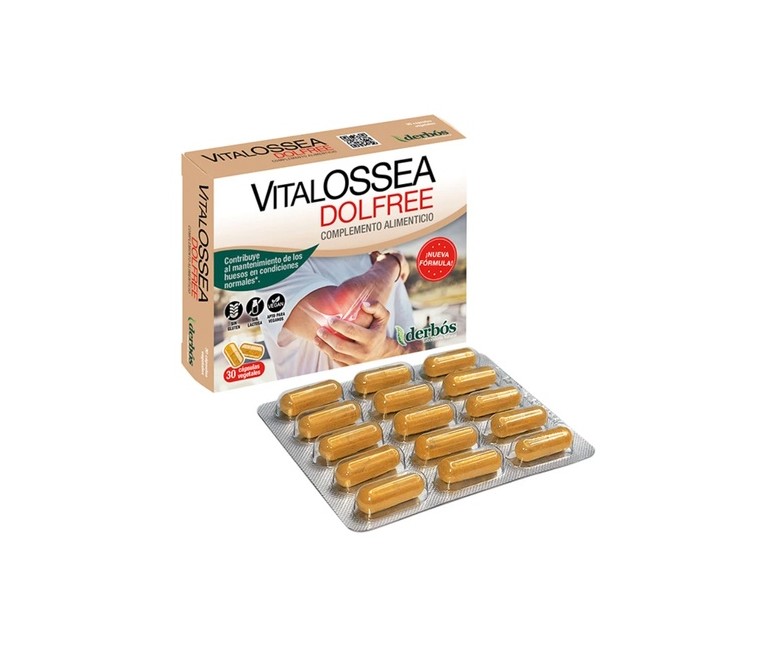 VitalOssea Dolfree (huesos) 30 cápsulas vegetales de 820mg Derbós