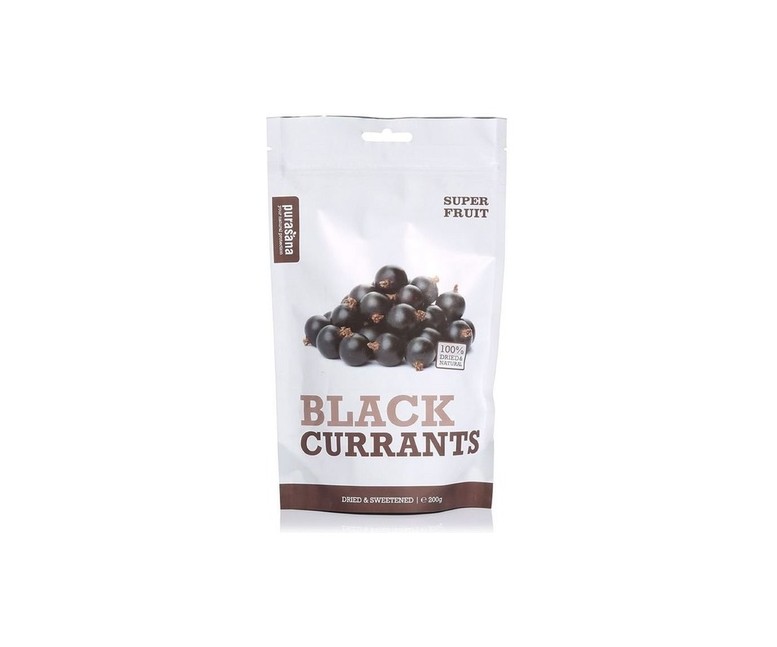 Grosellas negras 200 g de polvo Purasana