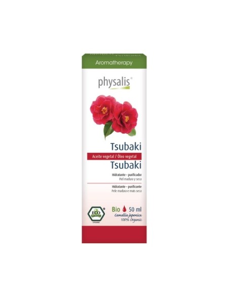 Tsubaki aceite vegetal Bio 50 ml de aceite esencial Physalis