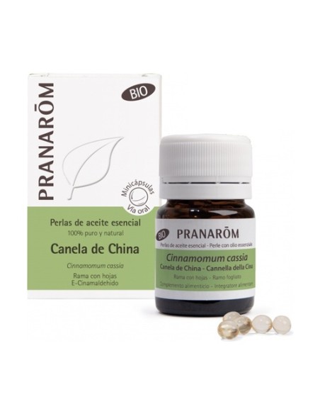 Perlas de canela de China 60 perlas Pranarom