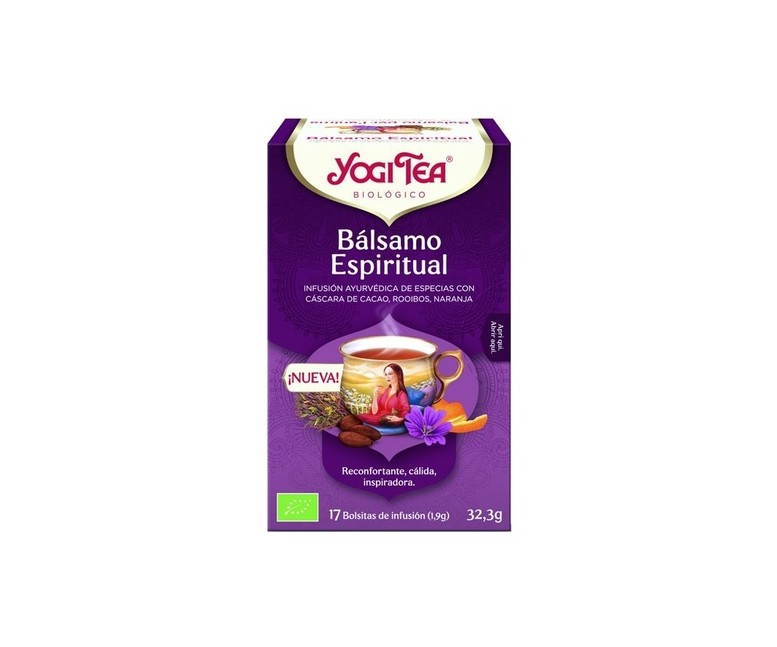 Infusión bálsamo espiritual Bio 17 bolsitas infusoras de 1.9g Yogi Tea