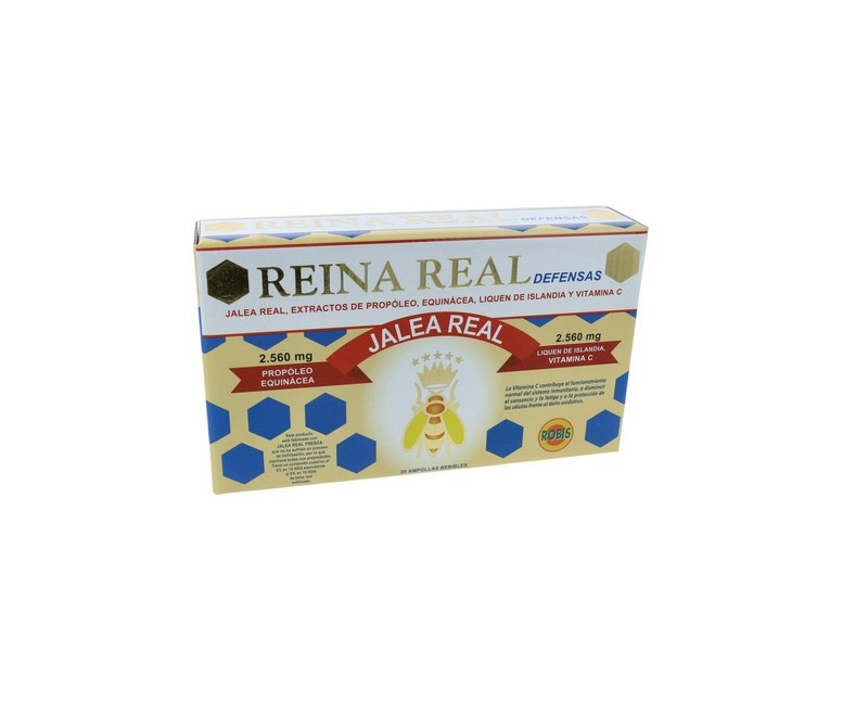Jalea Reina Real Defensas 500mg 20 ampollas Robis
