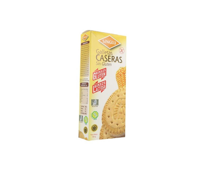 Galletas Caseras Sin gluten 100 g Singlu