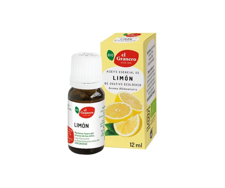 Aceite esencial de limón bio 12 ml de aceite esencial El Granero Integral