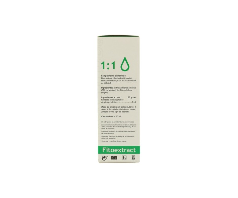 Extracto de Ginkgo Biloba 50 ml Eladiet