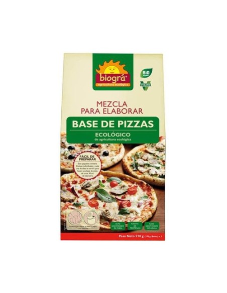 Mezcla para Elaborar Base de Pizza 510 g de polvo Biográ