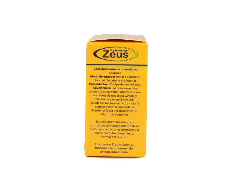 Genesis Dha Tg 1000 Omega 3 30 cápsulas Zeus