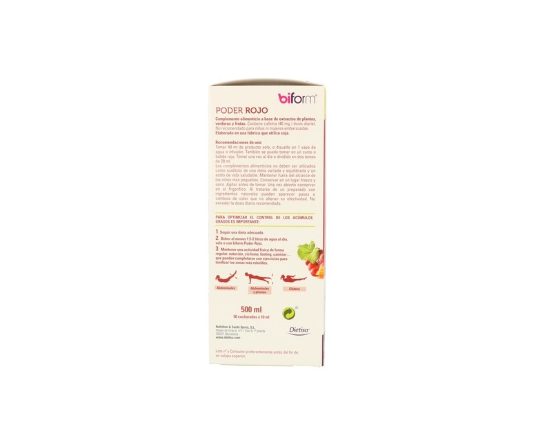 Poder Rojo 500 ml Biform