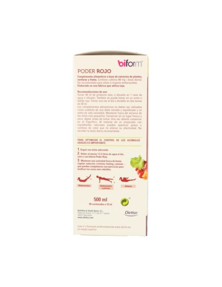 Poder Rojo 500 ml Biform