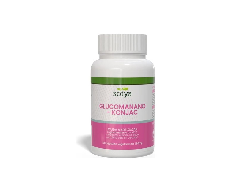 Glucomanano - Konjac 120 cápsulas de 760mg Sotya