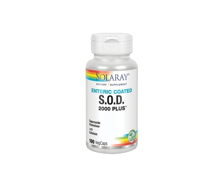 S.O.D. 2000 Plus 100 cápsulas vegetales Solaray