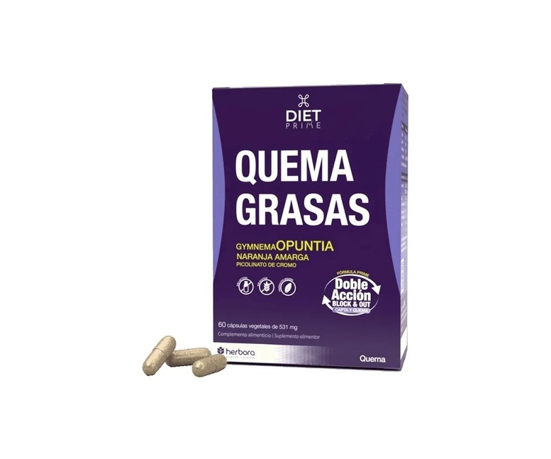 Diet Prime quemagrasas 60 cápsulas vegetales de 531mg Herbora