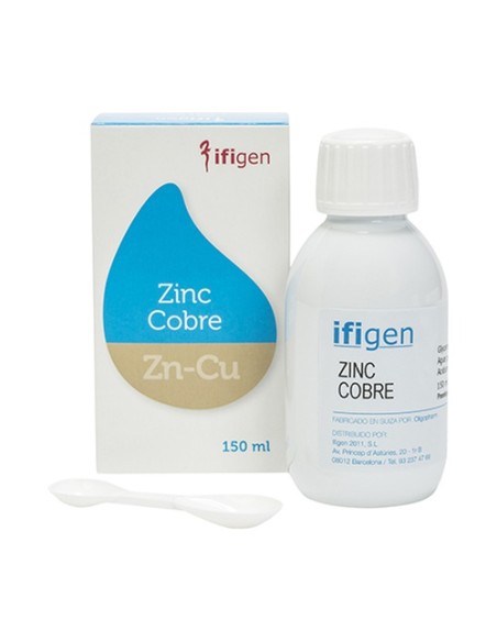 Zinc-Cobre (Zn-Cu) Oligoelementos 150 ml Ifigen