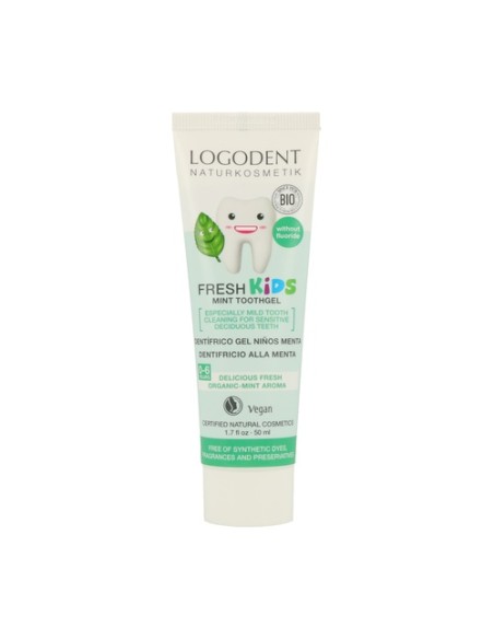 Dentífrico niños menta 50 ml (Menta) Logona