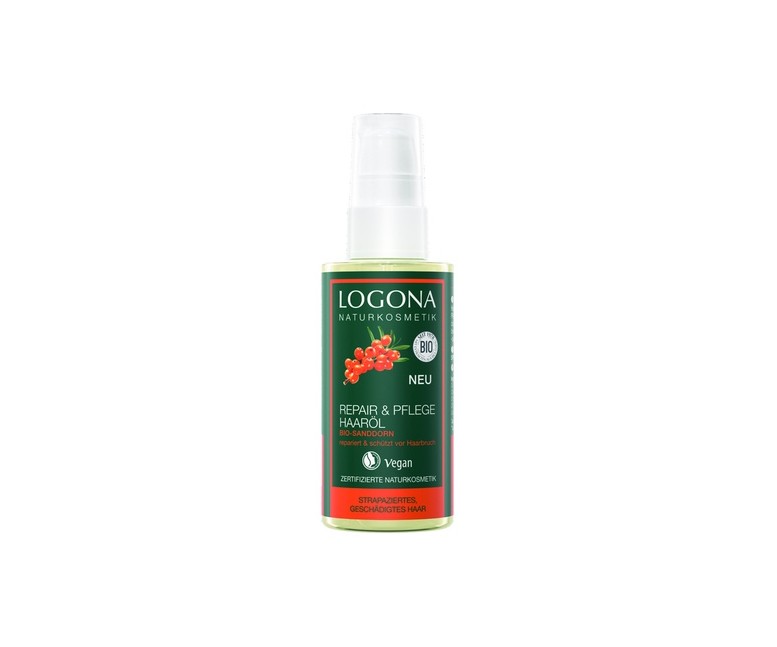 Aceite Capilar Reparación y Cuidado Espino Amarillo 75 ml de aceite Logona