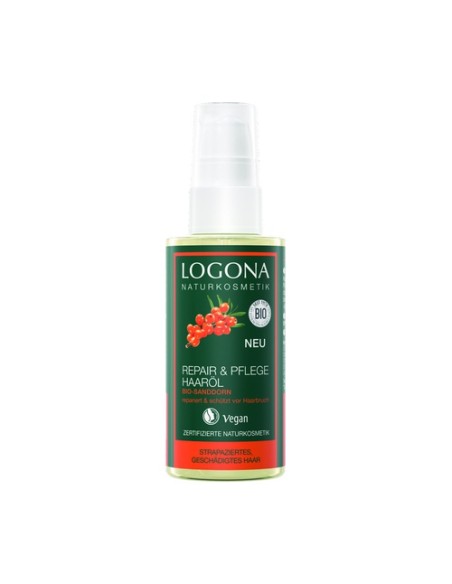 Aceite Capilar Reparación y Cuidado Espino Amarillo 75 ml de aceite Logona