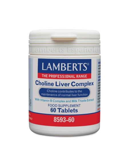 Choline Liver Complex 60 cápsulas Lamberts