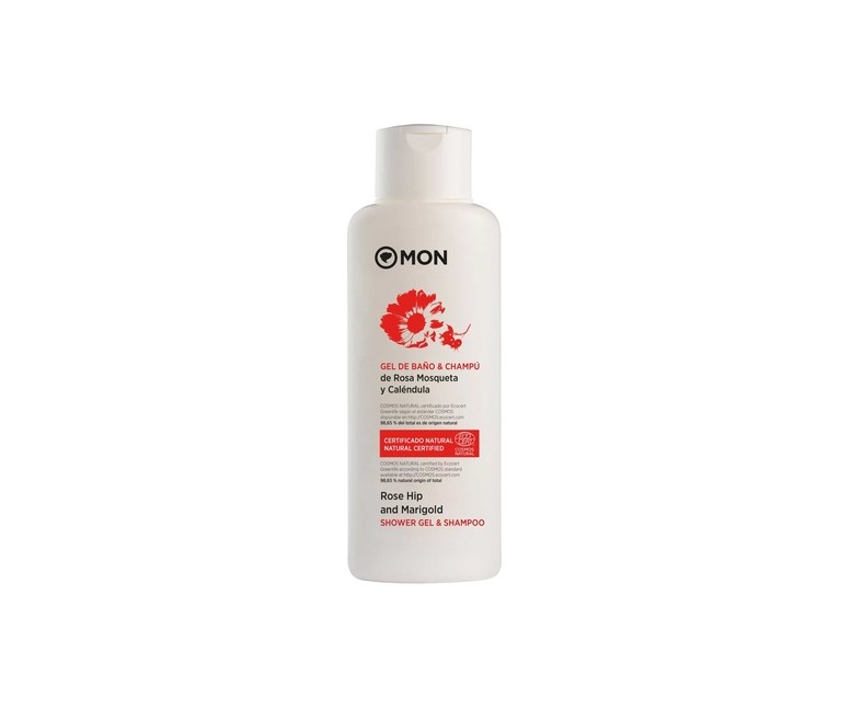 Gel champú rosa mosqueta y calendula Bio 750 ml Mon deconatur
