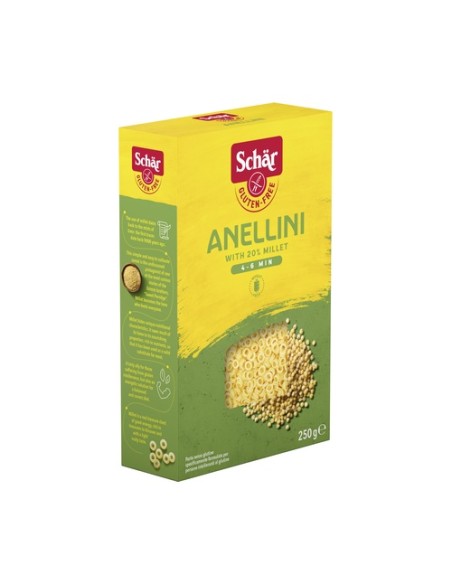 Pasta Anellini sin gluten 250 g Schär