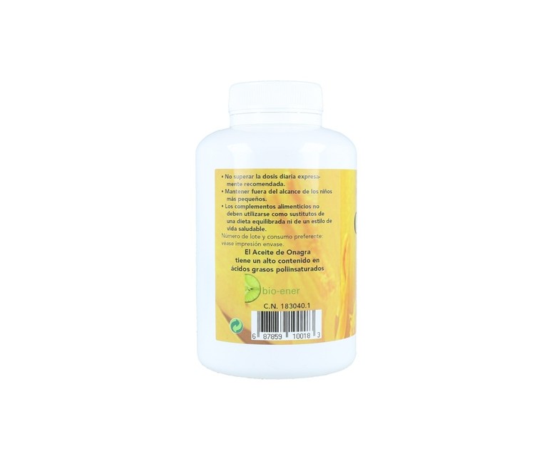 Aceite de Onagra Bio 150 perlas de 1000mg Bio-Ener
