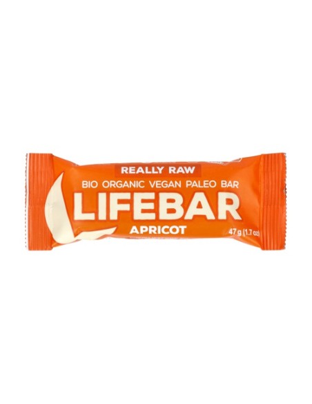 Pack Lifebar (Sabor Albaricoque) 15 barritas de 47 g Lifefood