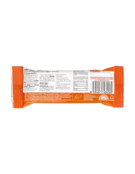 Pack Lifebar (Sabor Albaricoque) 15 barritas de 47 g Lifefood