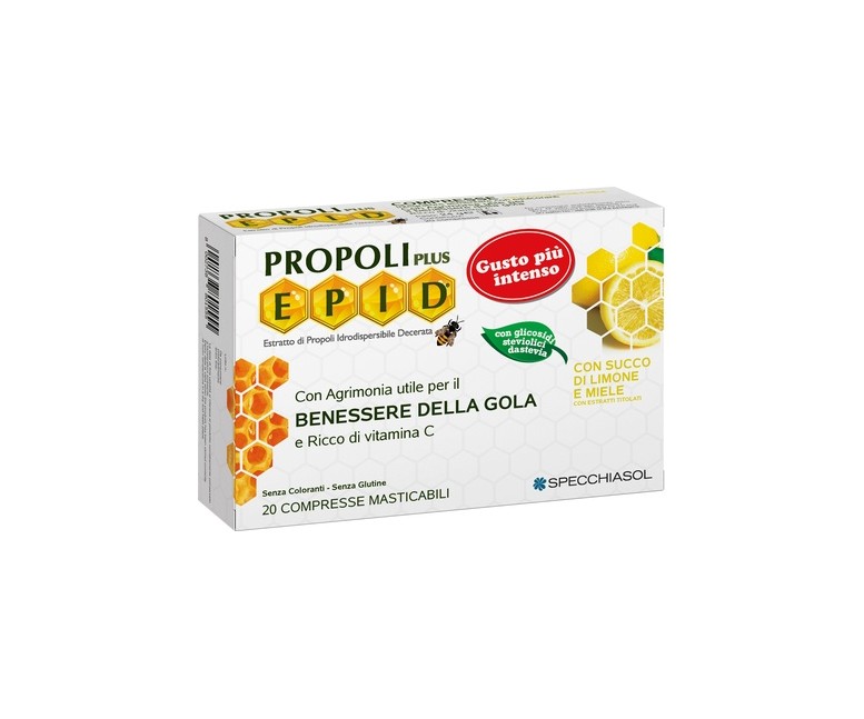 Propóleo EPID miel-limón 20 comprimidos masticables Specchiasol