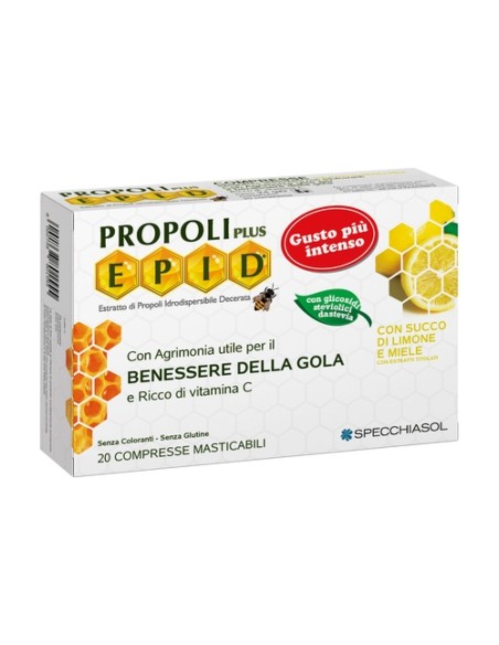 Propóleo EPID miel-limón 20 comprimidos masticables Specchiasol