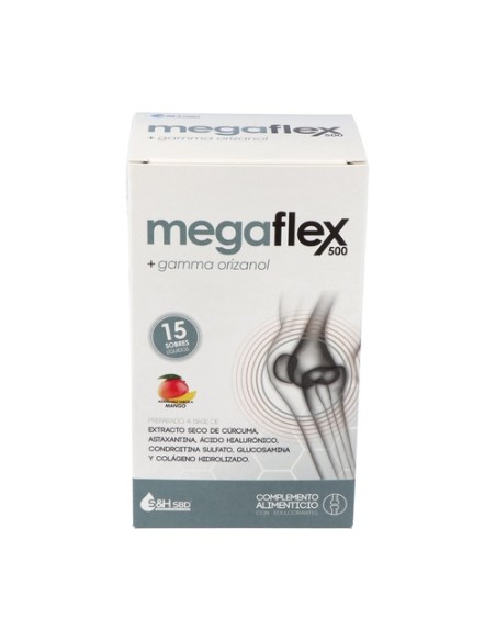Megaflex 500 apoyo articular 15 sobres (Mango) Science & Health Sbd