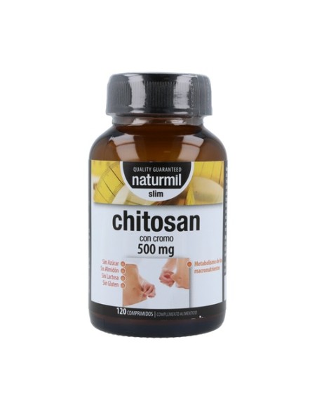 Chitosan 120 comprimidos (500mg) Naturmil