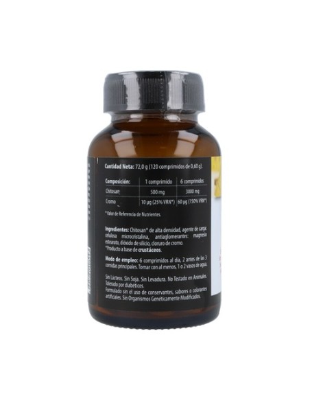 Chitosan 120 comprimidos (500mg) Naturmil