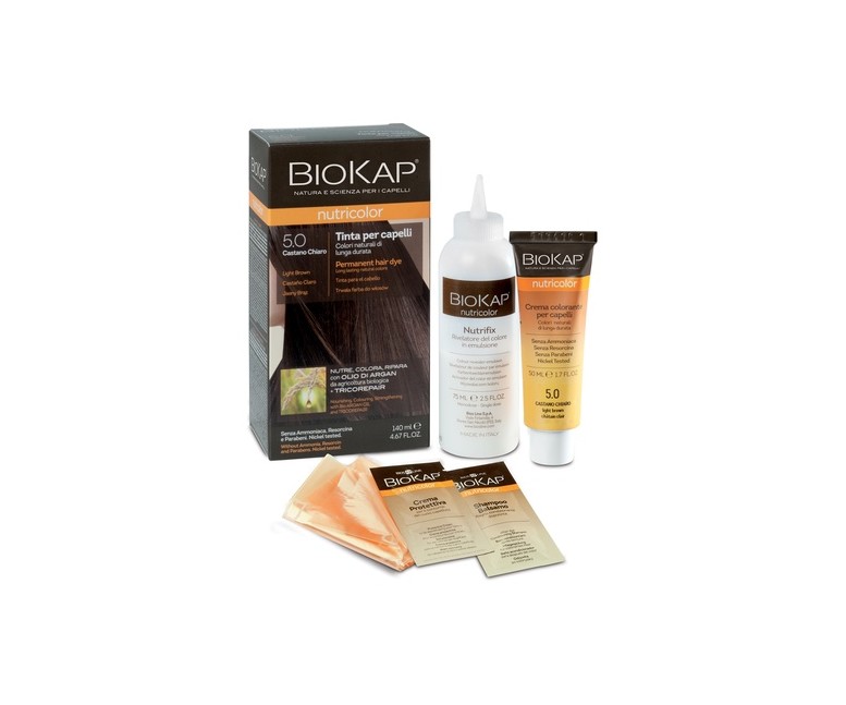 Tinte Nutricolor Castaño Claro Natural 5.0 140 ml Biokap