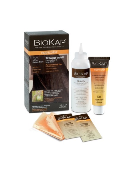 Tinte Nutricolor Castaño Claro Natural 5.0 140 ml Biokap