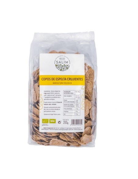 Copos de espelta crujientes Ecológicos 200 g Eco Salim