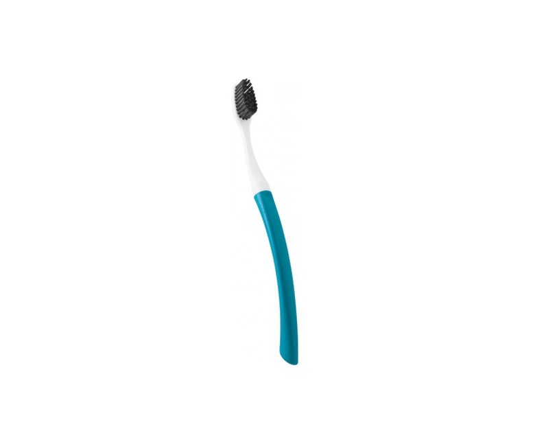 Cepillo de dientes mediano con cabezal intercambiable Azul 1 unidad Bioseptyl